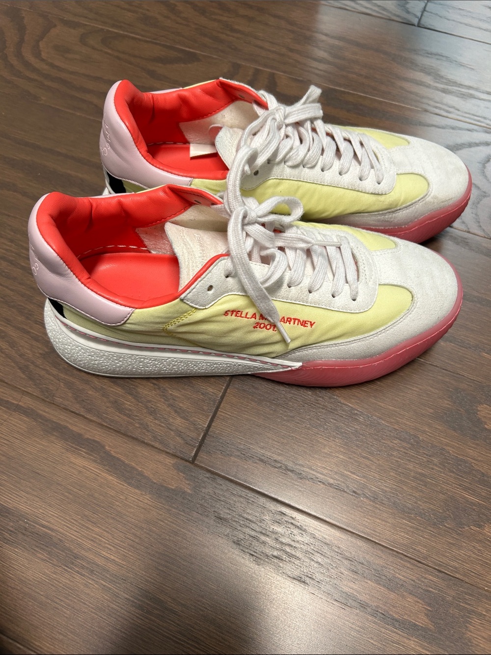 Stella McCartney Yellow, Pink & Coral Women's Sneakers